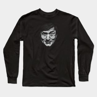 Jackie Chan greyscale Long Sleeve T-Shirt